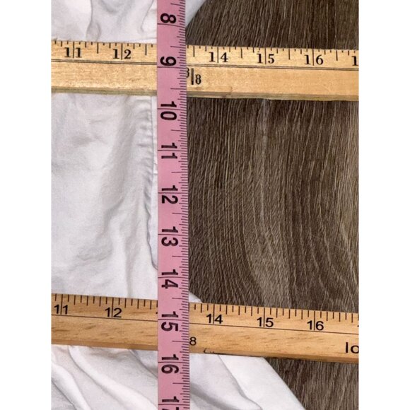 White Puff Sleeve Midi Dress With Shirred Bodice - Picture 13 of 14